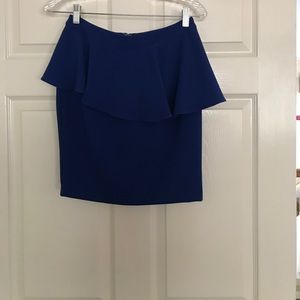 Peplum skirt